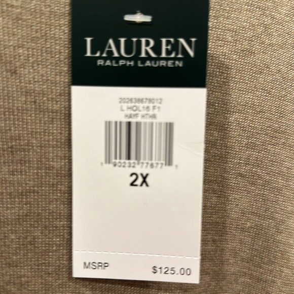 Ralph Lauren tunic sweater with silk bottom - Picture 4 of 4